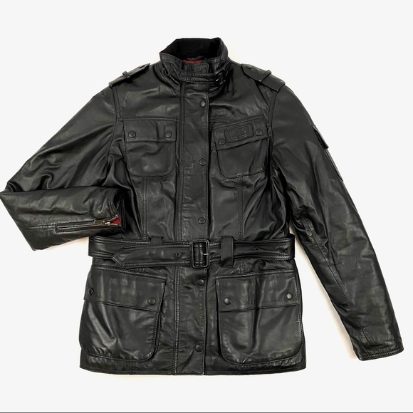 barbour touring coat